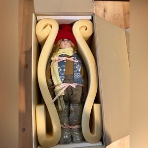 New, never taken out of box. Gorham Doll 15” Joyful Years William 1989 Vintage